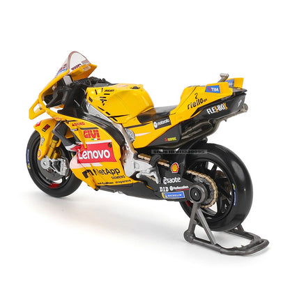 Maisto 1:18 NOVA Ducati Lenovo Team 2023 #1 Bagnaia Campeão Moto GP Corrida motocicleta de liga fundida Modelo de coleção de presente de brinquedo