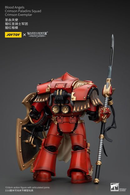 [EM ESTOQUE] JOYTOY Warhammer 40K 1/18 Action Figure Blood Angels Crimson Paladins Squad Crimson Exemplar Modelo Anime Figure Toys
