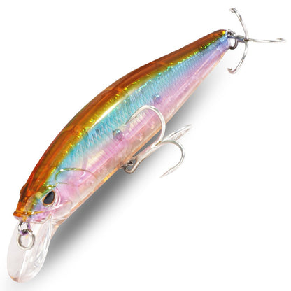 Minnow Afundante 19g Jerkbait Flutuante 15g Isca de Pesca Anzóis Triplos Swimbait Pesca Popper Tackle Wobbler Isca Artificial