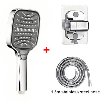 Chuveiro Turbo Pressurizado com 8 Modos, Painel Grande de 12cm, Chuveiro Econômico, Chuveiro com Filtro em ABS Reforçado à Prova de Explosão