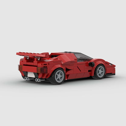 MOC Carro Esportivo de Corrida Veículo Cidade Speed Racer Modelo Técnico Blocos de Construção Tijolos Supercarro F1 Brinquedos Infantis Presentes para Meninos NSX