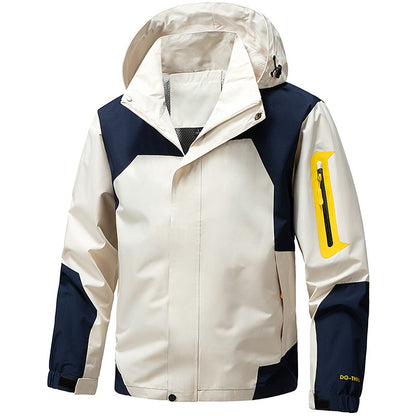 CHRLCK Unisex Waterproof Running Jackets Windproof Windbreakers Spring Autumn Women Hiking Camping Fishing Trekking Coats