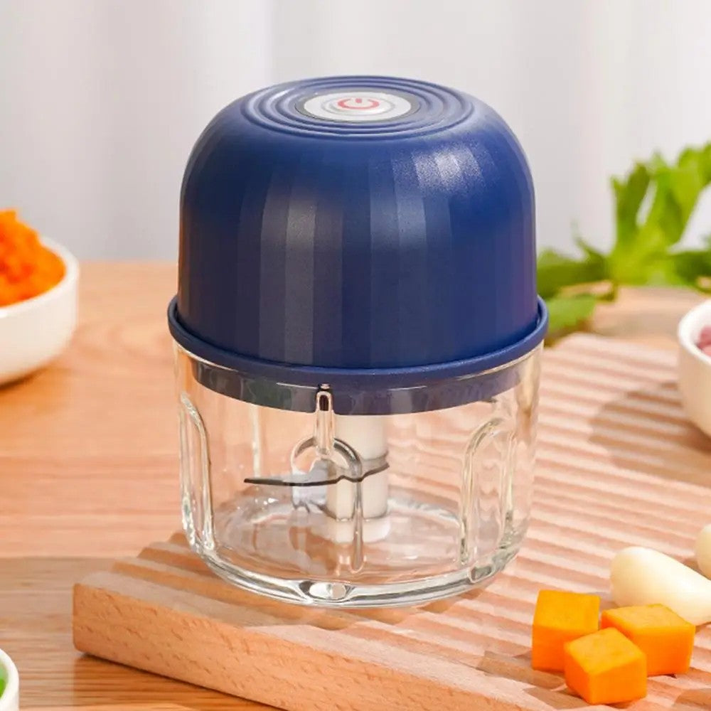 1 electric garlic puree machine 260ML garlic grinder onion chopper vegetable chili grinder household kitchen mixer