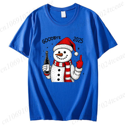 Goodbye 2025 Shirt,Goodbye 2025 Shirt,Happy New Year T-Shirt,New Year Party Shirts, 2026 Celebration Women's Men T-Shirts Tops