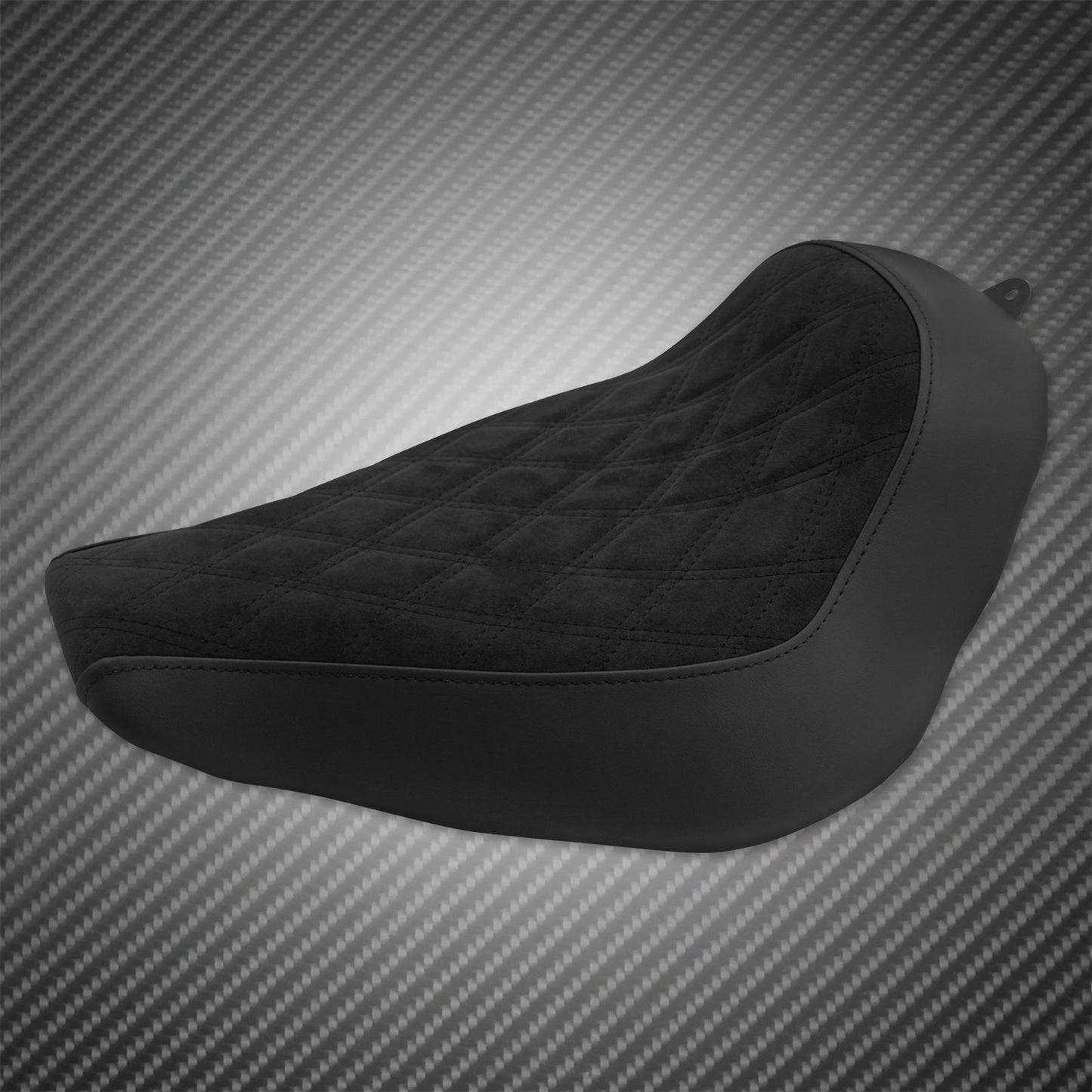 Banco Dianteiro Individual para Motocicleta com Almofada de Diamante Perfil Baixo para Harley Softail Fatboy Breakout FXBRS FXBR FLSTF 2018-2024