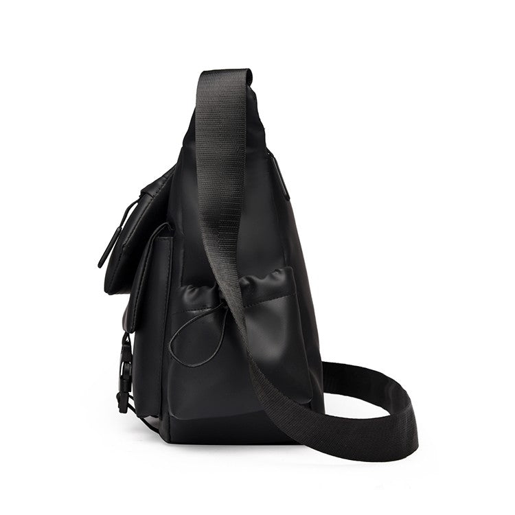 1 piece of minimalist messenger bag, Mailman bag, adjustable shoulder strap, zipper closed, fade resistant, durable for daily co