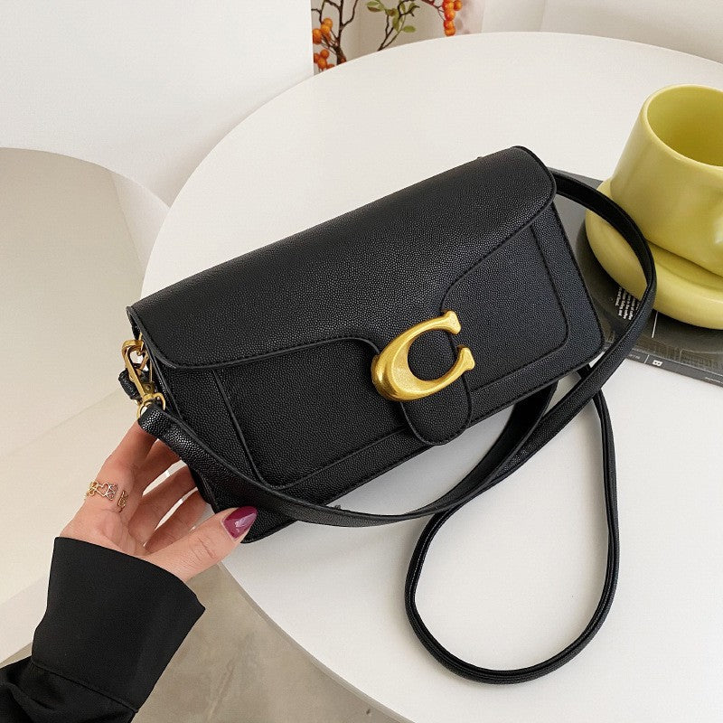 2025 Hot! Women's Simple Caviar Small Square Crossbody Bag - Portable & Fashion - Forward Design