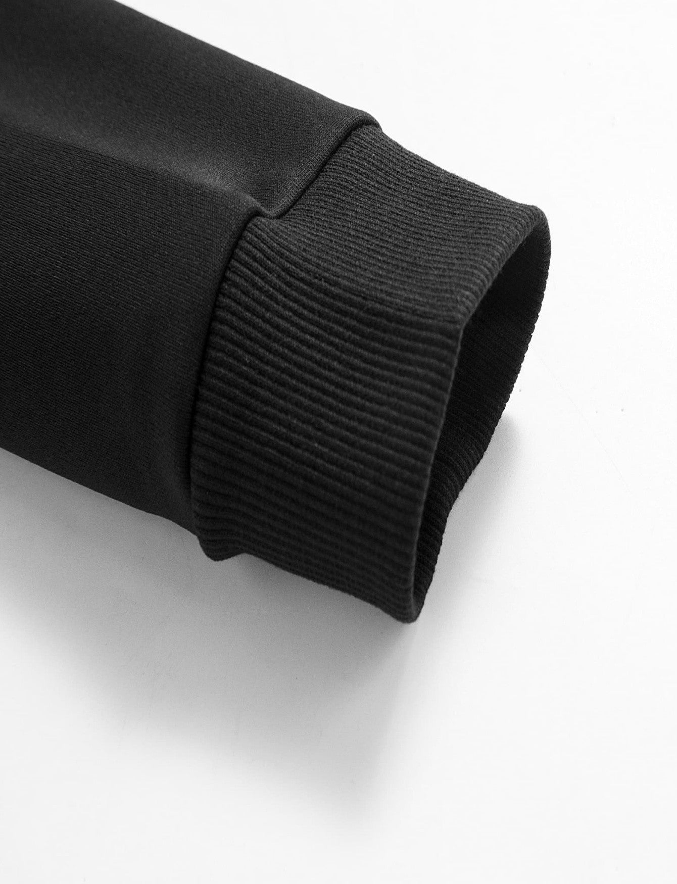 Men's Hoodie Black Sylus Printed Pattern & Text High Quality Cotton Casual Streetwear for Daily Wear and Gaming Fans