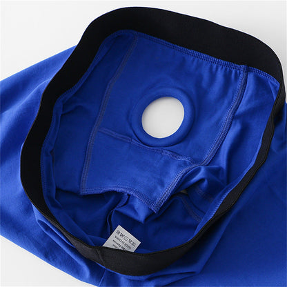 CLEVER-MENMODE Men Underpants Penis Open Pouch Hole Boxer Shorts Cockring Panties Cotton Underwear Boxershorts hombre