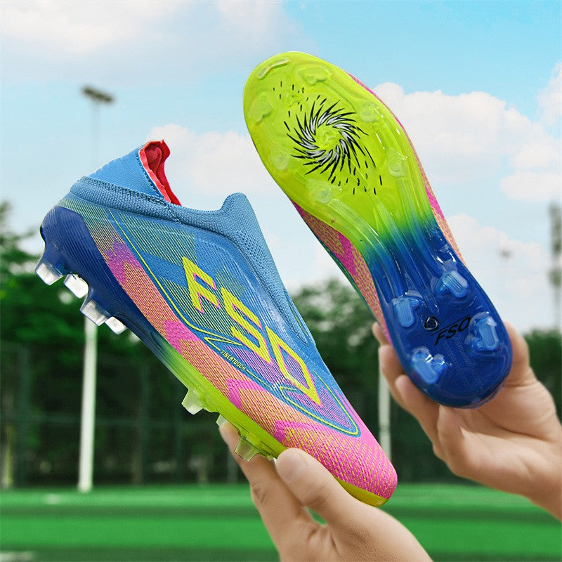 Men Society Soccer Shoes Cleats FG/TF Professional Original Women Football Boots Grass Indoor Training Unisex Non Slip Sneaker