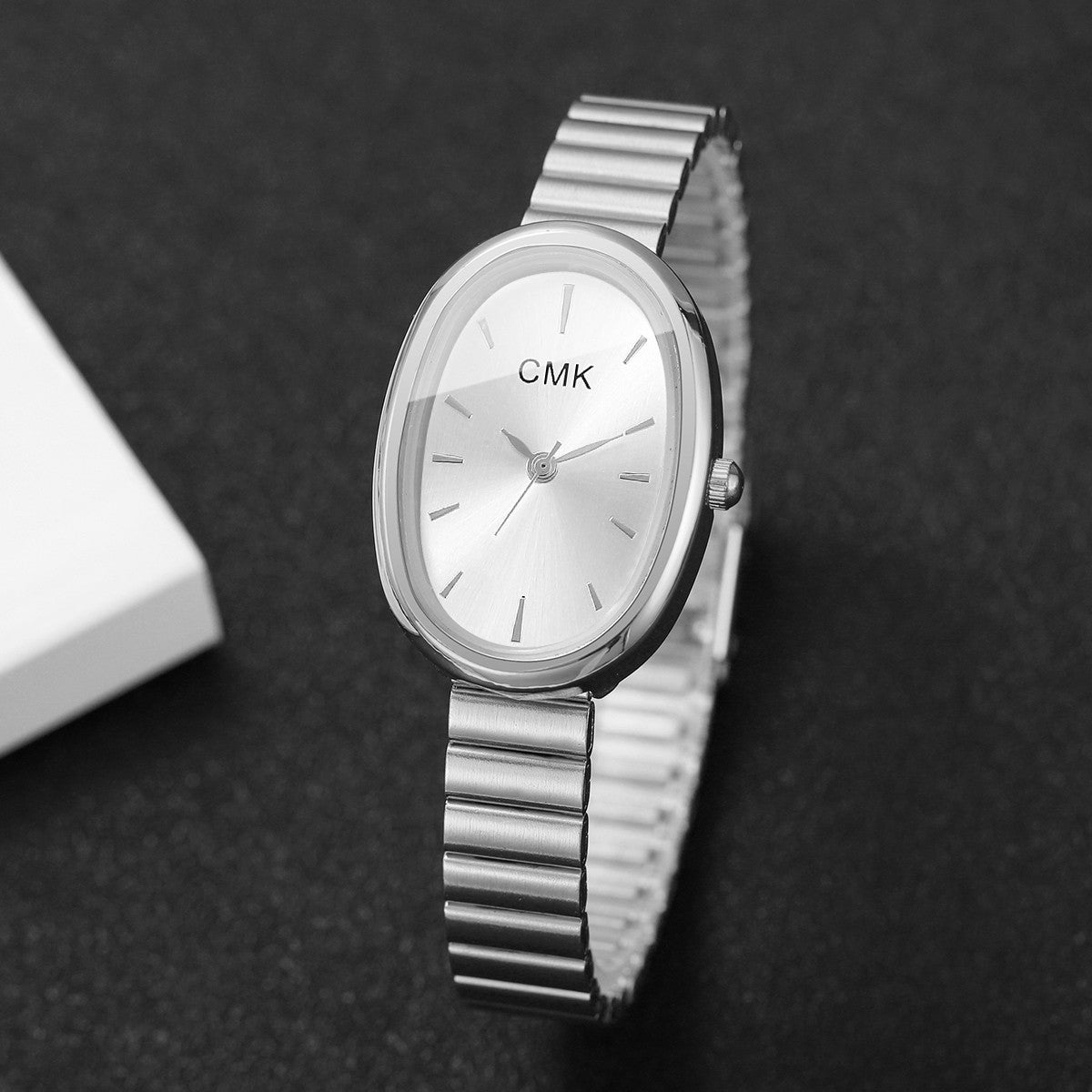 Fashion Oval Dial Women Watches Ultra-thin Strap Analog Quartz Wristwatch Girls Clock Reloj Mujer?Without Box?