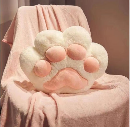 Blanket nap Cat paw throw pillow dual-use office good hand warmer pillow Car air conditioner 2-in-1 pillow