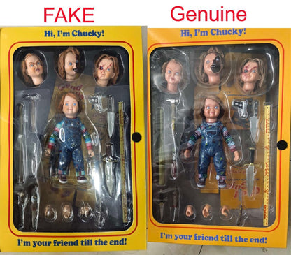Real Genuine Limit Cheap Sale NECA GOOD GUYS CHUCKY Halloween Day Horror Doll PVC Figure Collectible Model Toy 15cm