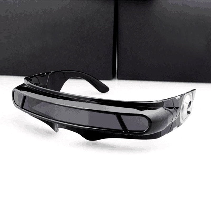 Polarized TR90 X-men Wrap Rectangle Sunglasses Men Women Special Memory Materials Laser Cyclops Travel Shield Punk Sun Glasses