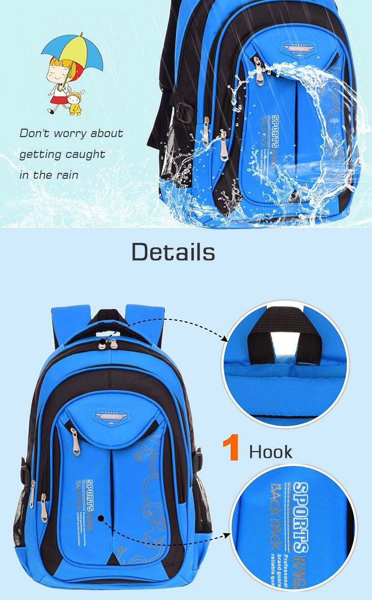 Backpack School Bag Back Pack For Boy Children Kid Child Teenager Schoolbag Male Men Primary Bookbag Bagpack Book Portfolio Teen