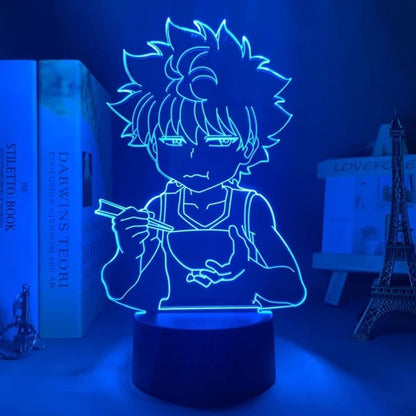 Anime 3D Lamp Killua Hunter X Hunter Killua Led Light Hxh Led Night Light Gift Acrylic Neon Cute Children's Bedroom Decoration