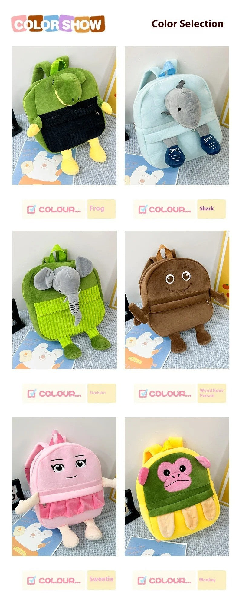 Italian Brainrot Plush Backpack Telalaero Telala Funny Student Backpack ?LiriLi Larlla Boneca Ambalam Cute Soft Bag for Kid Gift