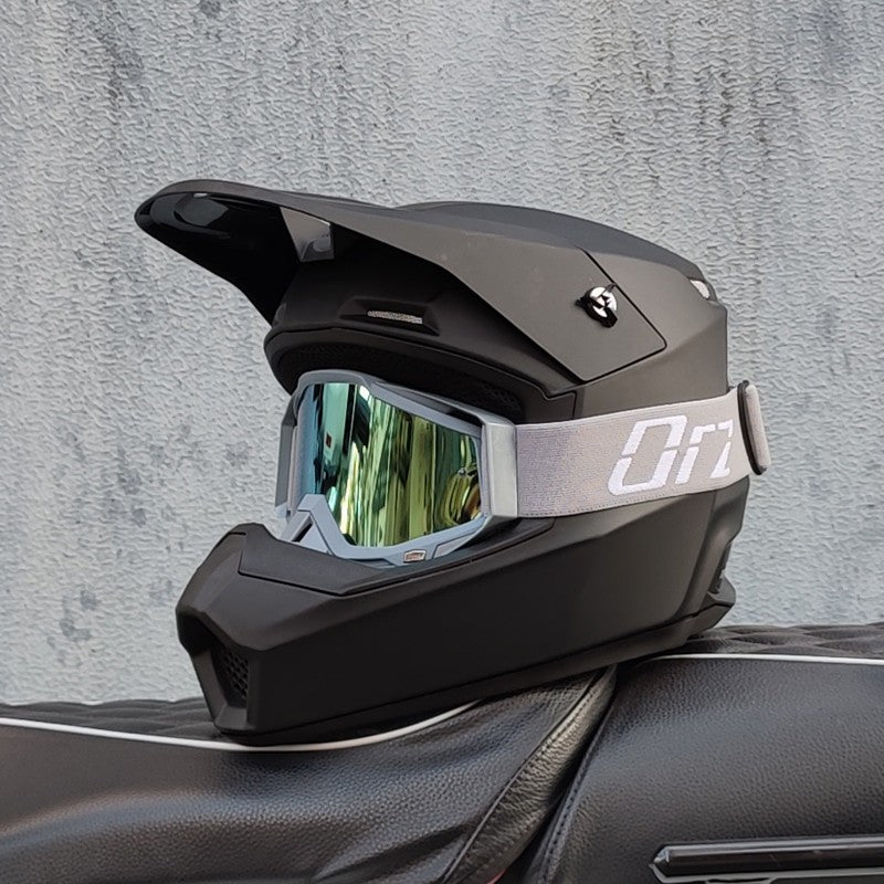 Capacete de motocross off-road, capacete de ciclismo speed downhill DH, capacete full face rally off-road