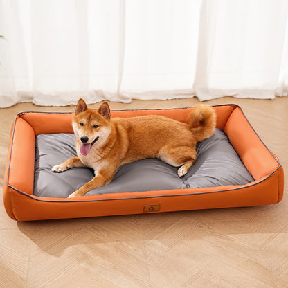 Cama de cachorro grande à prova d'água de tecido Oxford Cama de cachorro à prova d'água para cães pequenos/médios/grandes Cama de gato de inverno Tapete macio para animais de estimação para dormir
