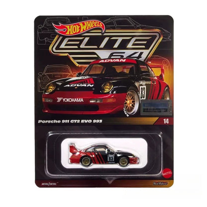 Original Hot Wheels Rlc Elite64 Red Line Club Hottest Metal Cars In The World Benz 300sl Porsche 964 Car Model Collection Toys