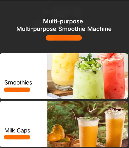 Misturador de milkshake profissional Norweston, misturador silencioso de nível comercial de 2200 W, equipado com tampa antirruído removível