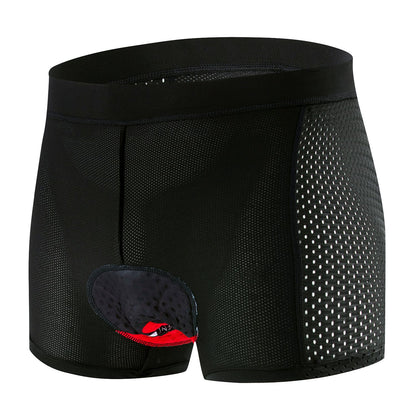 New Cycling Shorts Men's Cycling Underwear Breathable Mesh Riding Underpant Gel Pad Shockproof Bike Shorts Bicycle Underwear
