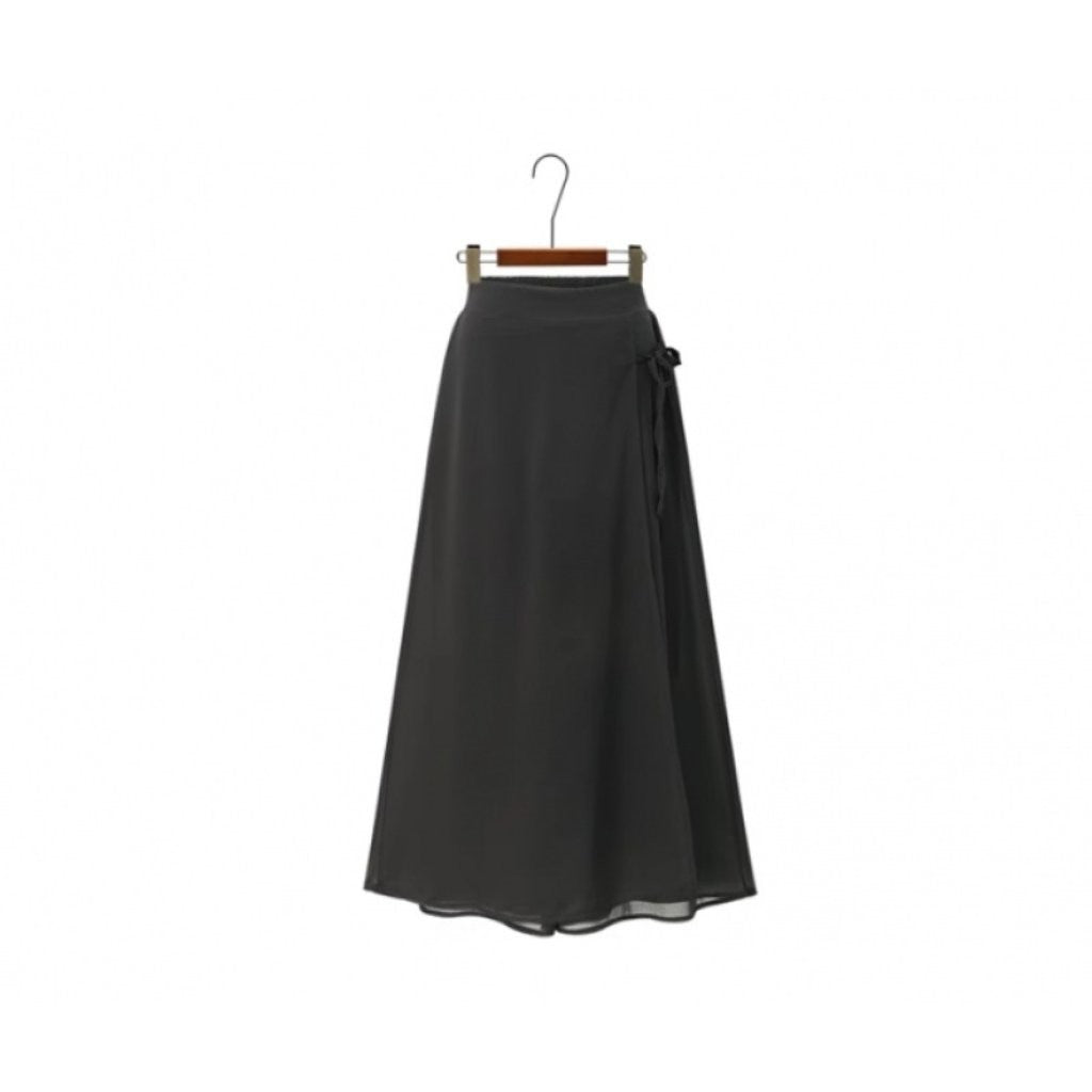 Women's Large Size Fat MM Summer Chiffon Culottes Cropped Pants Skirt Loose Fit Fashion by