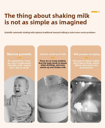 Electric Milk Bottle Shaker USB Portable Smart Intelligent Milk Powder Mixer 3 Speed Adjustment Baby Formula Maker Divine Device