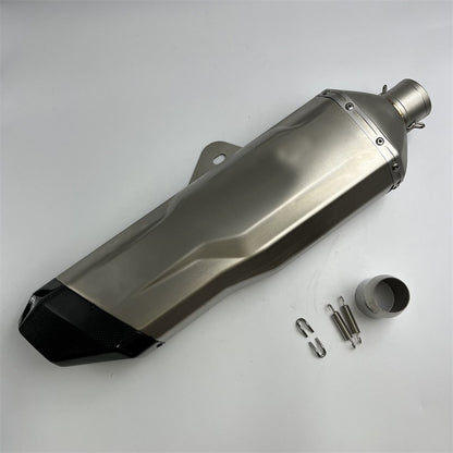 51mm Universal Motorcycle Exhaust Motocross Exhaust Muffler carbon Fiber End Cap For F750GS F850GS R1200GS