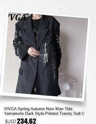 WVGA Spring Autumn New Man Turn-Down Collar Long Sleeve Blazers Niche Chic Casual Straight Suit Pants Two Pieces Sets Ins W14294