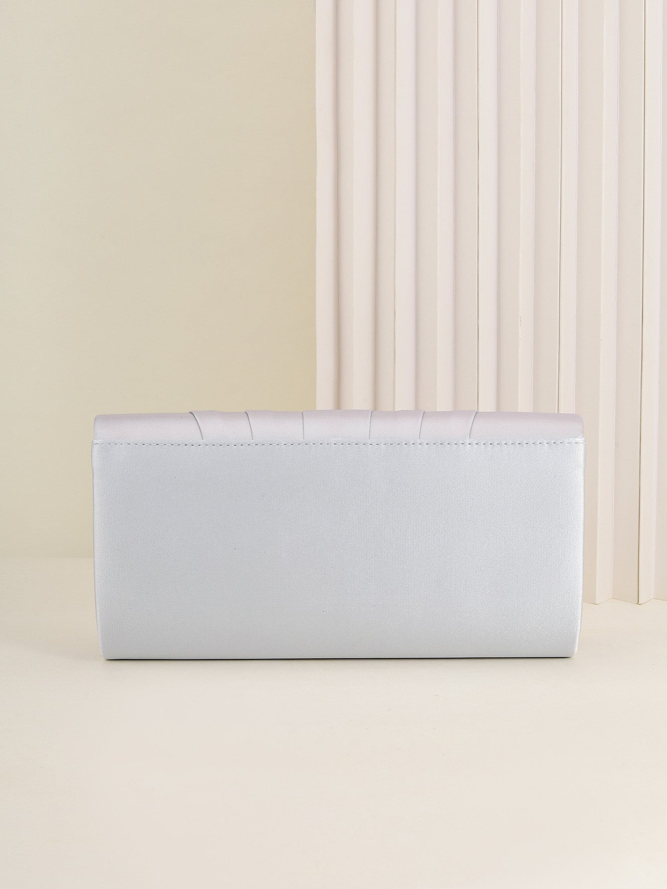 Ladies Dinner Bag Pleated Solid Color Clutch Party Dinner Wedding Light Luxury Envelope Evening Bag for Prom, Dinner/Banquet