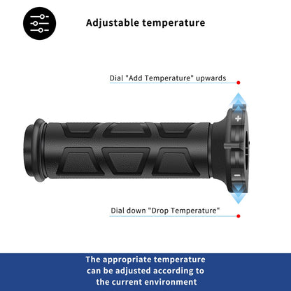 Manopla Aquecida para Motocicleta 22mm, Punho Universal Aquecido para Moto, Manoplas Elétricas Aquecidas, Punho Aquecido para Motocicleta no Inverno