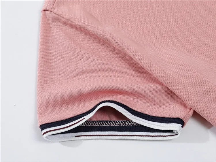 Summer Men Polo Men Shirt Short Sleeve Polo Shirt Contrast Color Polo New Clothing Streetwear Casual Fashion Men Collar Tops