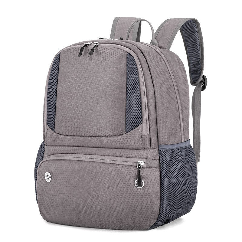 Mochila de Basquete Grande, Bolsa Esportiva com Suporte Separado para Bola, Compartimento para Tênis, Ideal para Futebol, Vôlei, Natação, Academia, Viagem