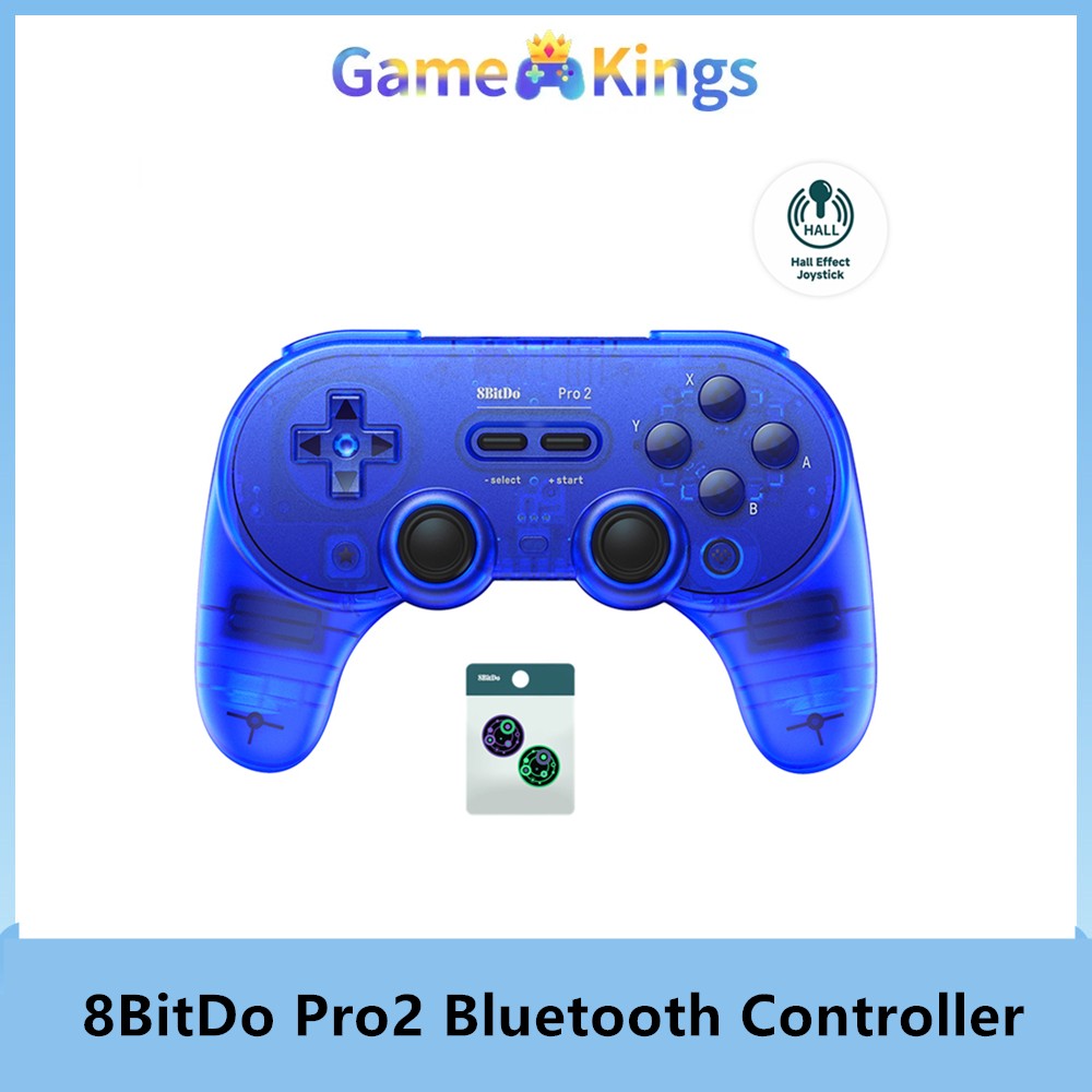 8BitDo Pro 2 Bluetooth Controller Gamepad For Nintendo Switch 2 PC,Window 10/11,Android,Steam Deck Hall Effect Joystick wireless
