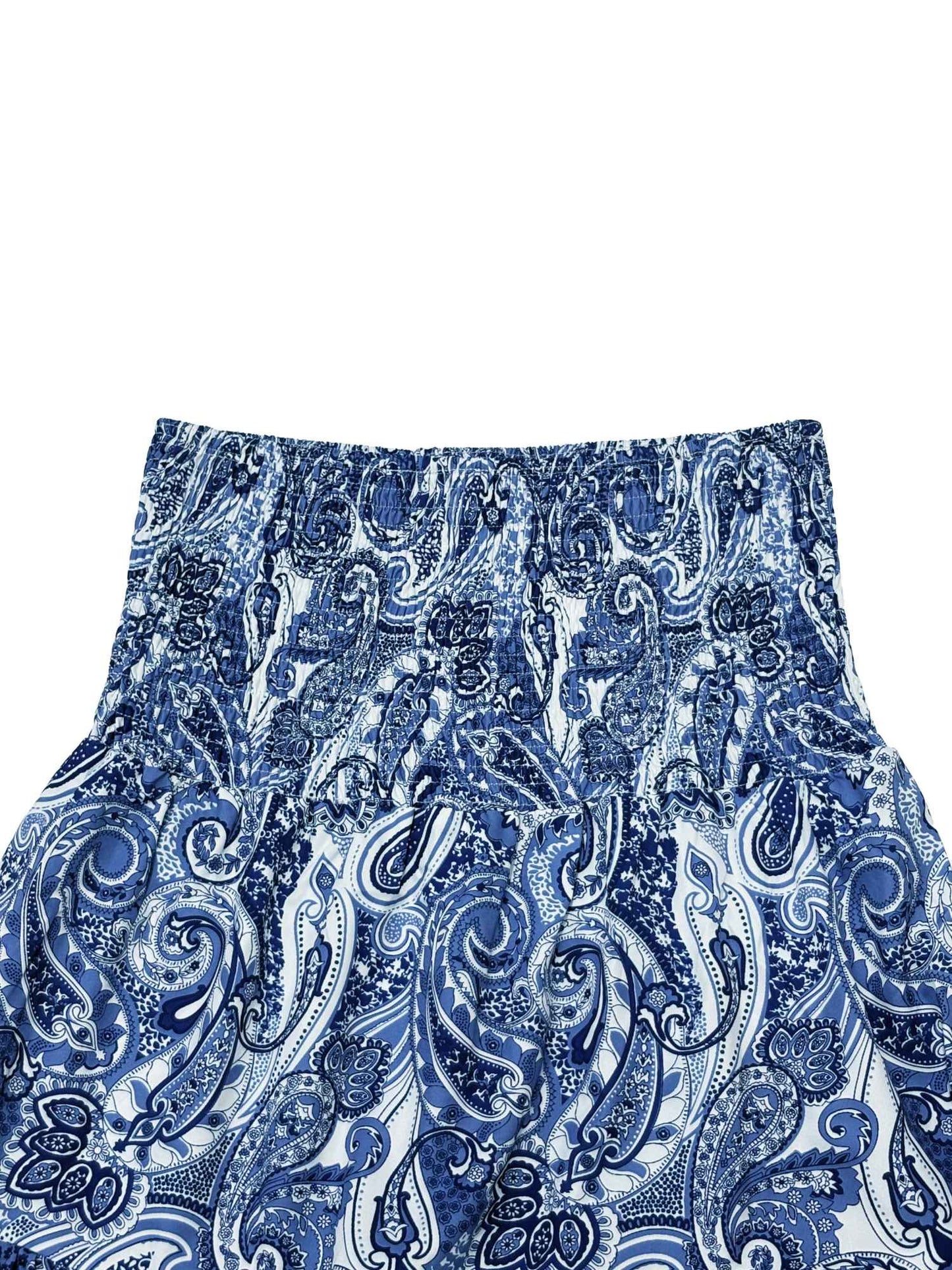 Vacation Style Stretchy Waist Long Maxi Skirt - Flowy Beach Skirt with Elastic Waistband