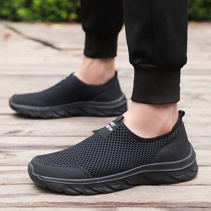 Tênis Casual Masculino Leve 2023 Respirável Slip-on Antiderrapante para Caminhada ao Ar Livre Tamanho 39-47