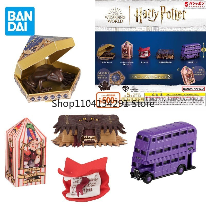BANDAI Original Gashapon Harry Potter Anime Figure Magic Props Action Figure Toys for Boys Girls Children Birthday Gifts