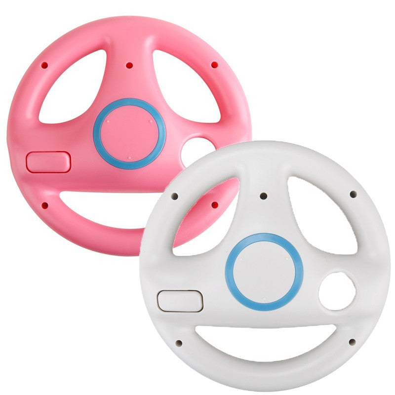 2 Peças Volante de Corrida Plástico com Design Inovador e Ergonômico para Controle Remoto de Jogos de Corrida Nintendo Wii Kart