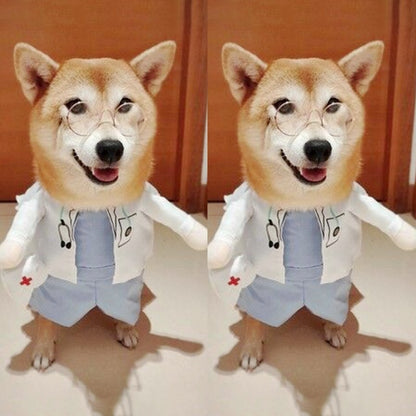 Roupas Divertidas para Gatos, Roupas de Cosplay para Cães e Gatos, Macacão para Pets, Vestido para Cães, Roupas para Chihuahua Bulldog Francês, Roupas para Cães