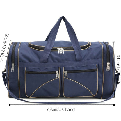 Large Capacity Travel Duffel Bag Waterproof Durable Outdoor Sports Bag Multi-pocket Oxford Cloth Large Travel Bag Gym Workouts