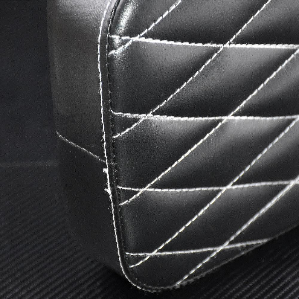 Almofada de Assento Traseiro para Passageiro de Moto Banco Almofadado com 6 Ventosas / 8 Ventosas para Harley Touring Sportster XL1200 Dyna Chopper Custom
