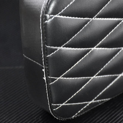 Almofada de Assento Traseiro para Passageiro de Moto Banco Almofadado com 6 Ventosas / 8 Ventosas para Harley Touring Sportster XL1200 Dyna Chopper Custom