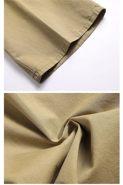 100% Cotton Shorts Men Knee Length Boardshorts Classic Brand Comfortable Clothing Beach Shorts Male Short Trousers