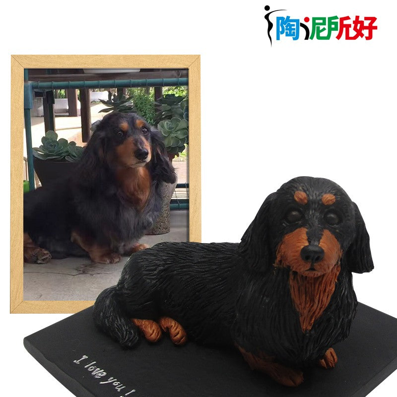 Estatuetas personalizadas de pets cabeçudos feitas à mão, Bonecos de argila 3D personalizados a partir da sua foto, Design de modelos de cães e gatos