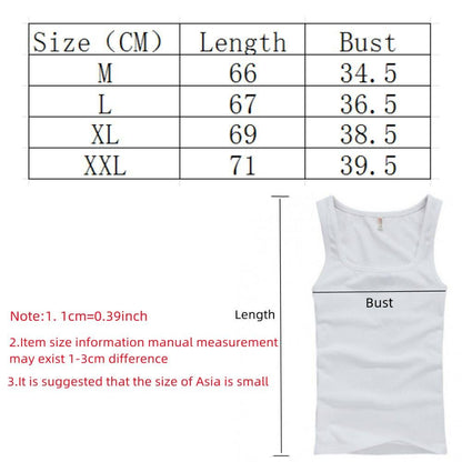 3pcs/lot Cotton Mens Tank Tops Sleeveless Solid Muscle Vest Undershirts Men's Clothes U-neck Gym Clothing Women Sleeveless Shirt