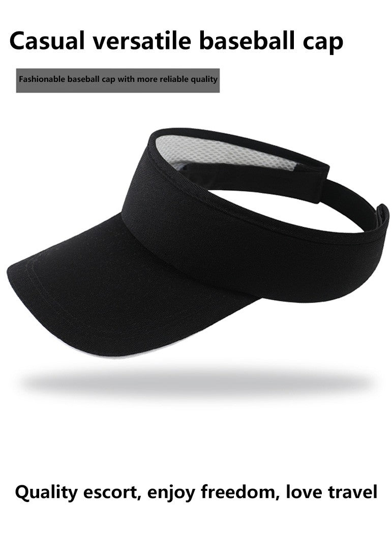 Sunshade and Sunscreen Hat for Men and Women Outdoor Sports Sun Hat UV Running Empty Top Hat Leisure Baseball Hat Women's Summer