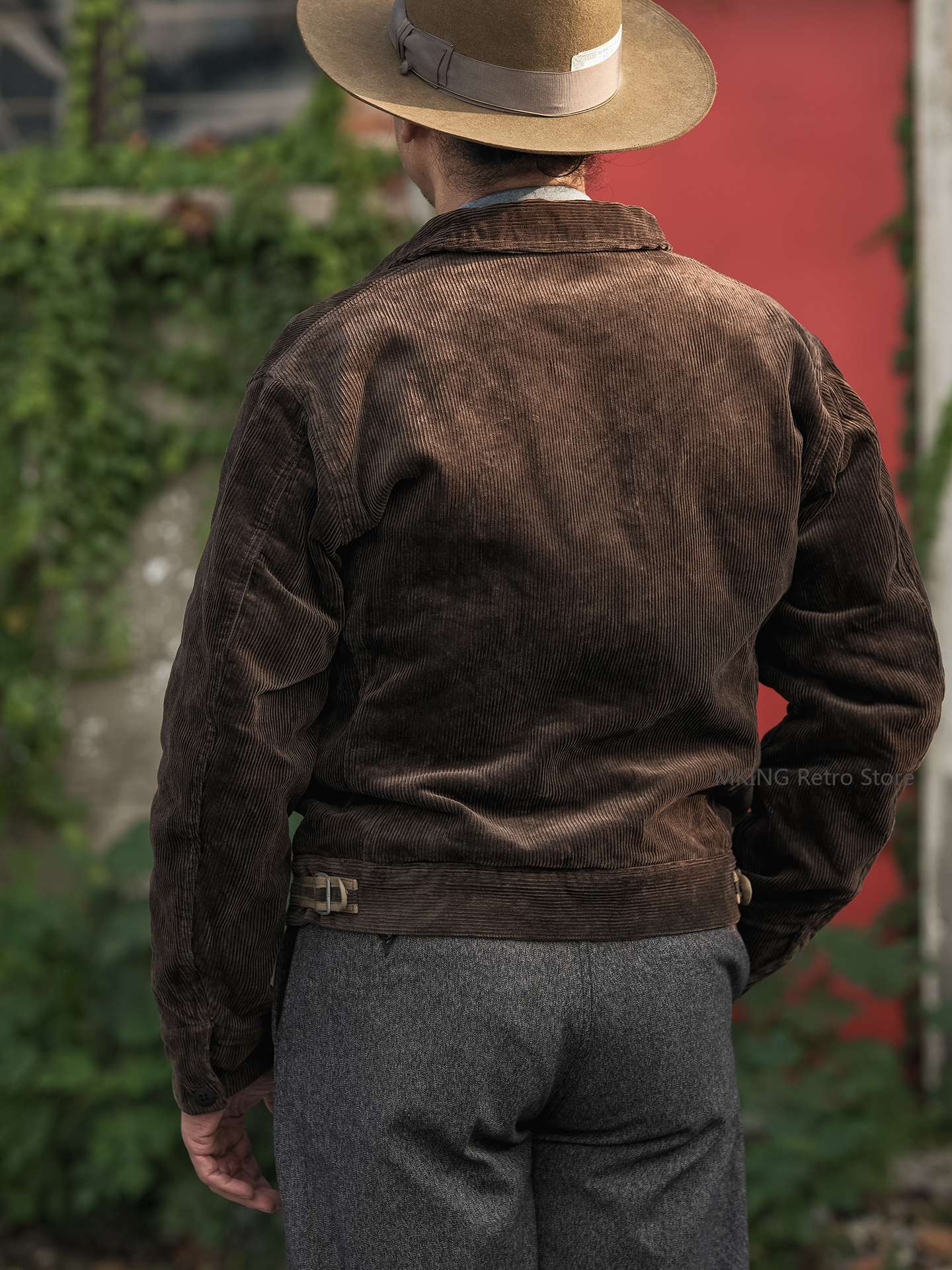 Rugged Bronson Thickened Heavy Corduroy Coat Cossack Short Jacket Fleece Liner Jacket Cool