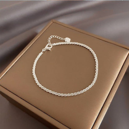 Pulseira de Prata Esterlina 925 Moda Múltiplos Estilos Corrente Para Mulheres Moda Luxo Pulseira Charme Presente de Joia de Casamento