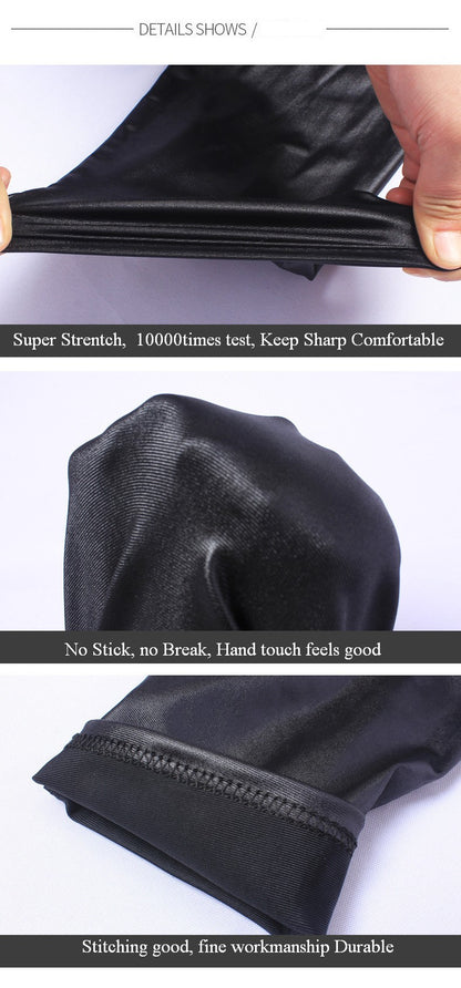 Faux Leather Plus Size Leggings for Women Big Size 5XL 6XL 7XL Black  Girls Spandex Clothing Pleather PU Leggings